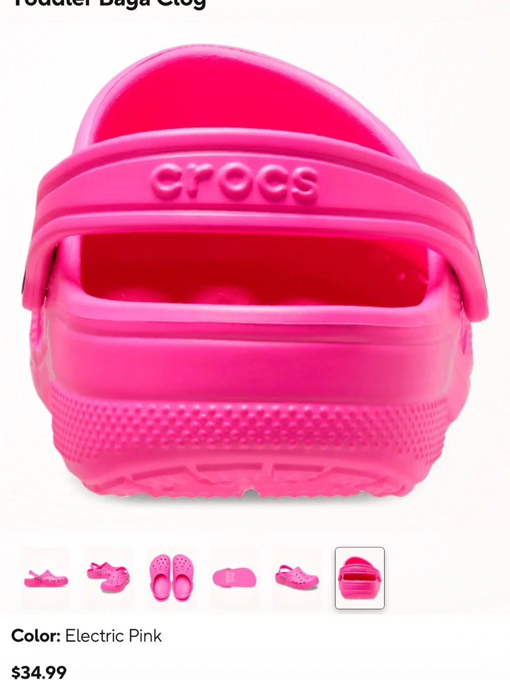 CROCS iconic clog